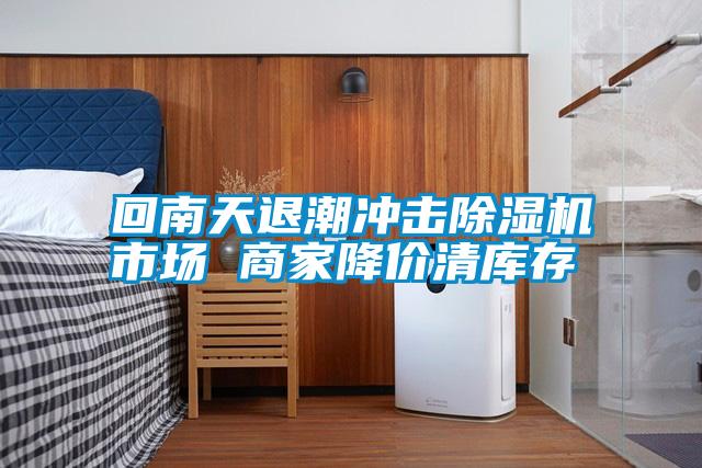 回南天退潮沖擊除濕機(jī)市場(chǎng) 商家降價(jià)清庫存