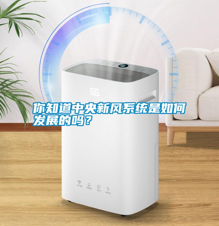 你知道中央新風系統是如何發展的嗎？