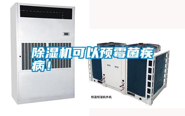 除濕機可以預霉菌疾病！