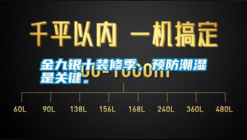 金九銀十裝修季,預防潮濕是關鍵。
