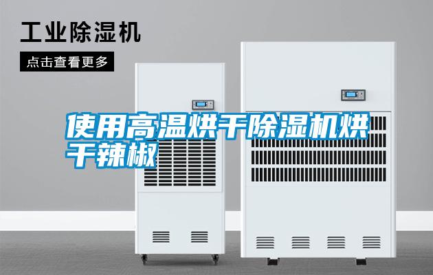 使用高溫烘干除濕機烘干辣椒
