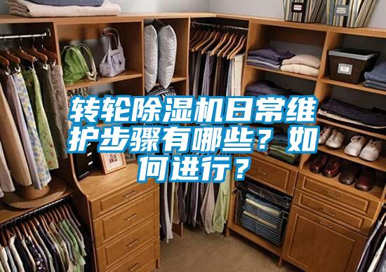 轉輪除濕機日常維護步驟有哪些？如何進行？