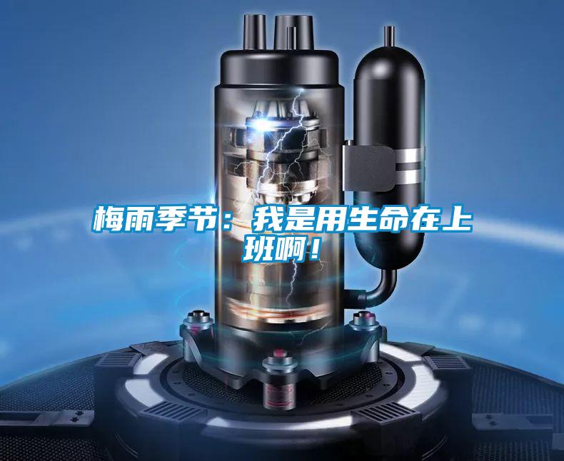 梅雨季節：我是用生命在上班啊！