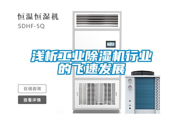 淺析工業除濕機行業的飛速發展