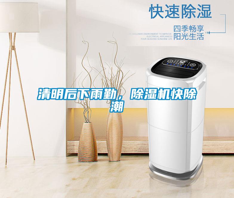 清明后下雨勤，除濕機快除潮