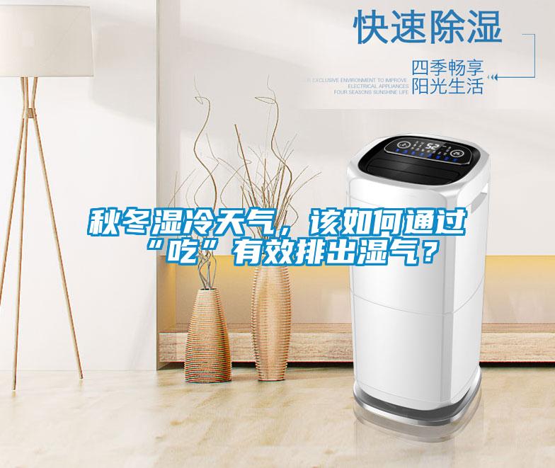 秋冬濕冷天氣，該如何通過“吃”有效排出濕氣？