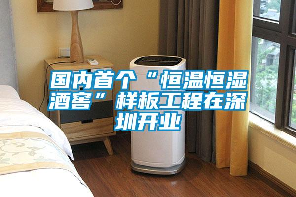 國內首個“恒溫恒濕酒窖”樣板工程在深圳開業