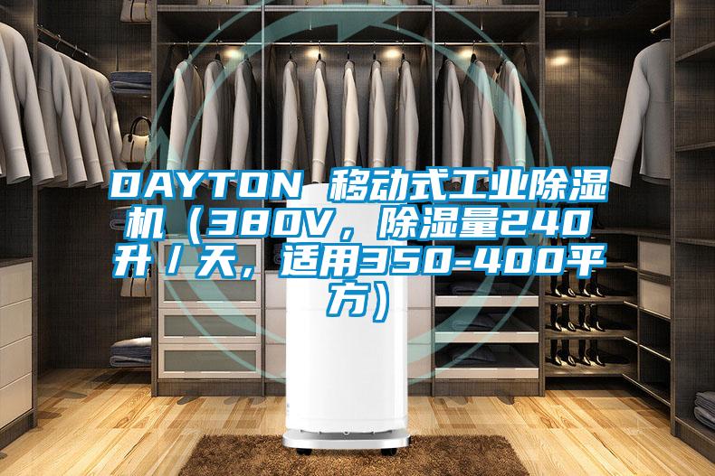 DAYTON 移動式工業(yè)除濕機（380V，除濕量240升／天，適用350-400平方）