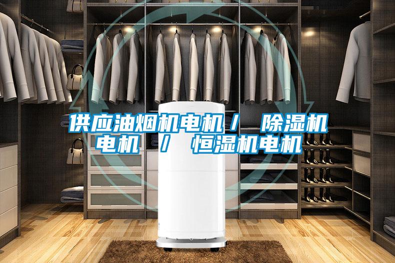 供應(yīng)油煙機電機/ 除濕機電機 / 恒濕機電機