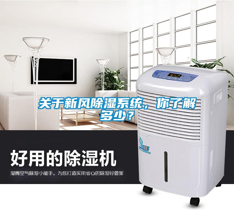 關于新風除濕系統，你了解多少？