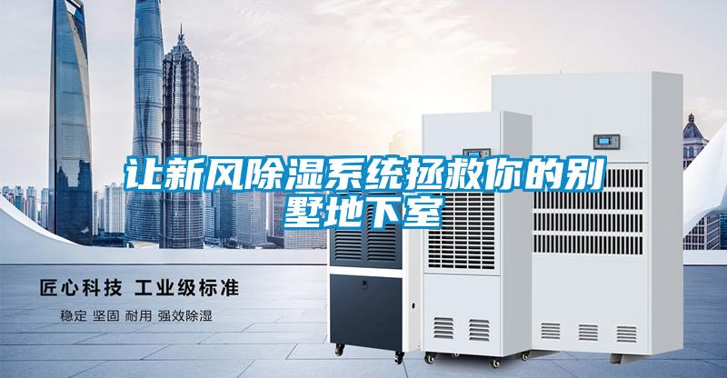 讓新風除濕系統拯救你的別墅地下室