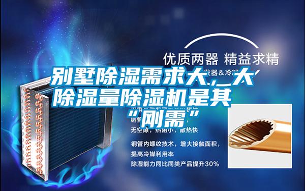 別墅除濕需求大,大除濕量除濕機是其“剛需”