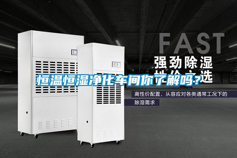 恒溫恒濕凈化車間你了解嗎？