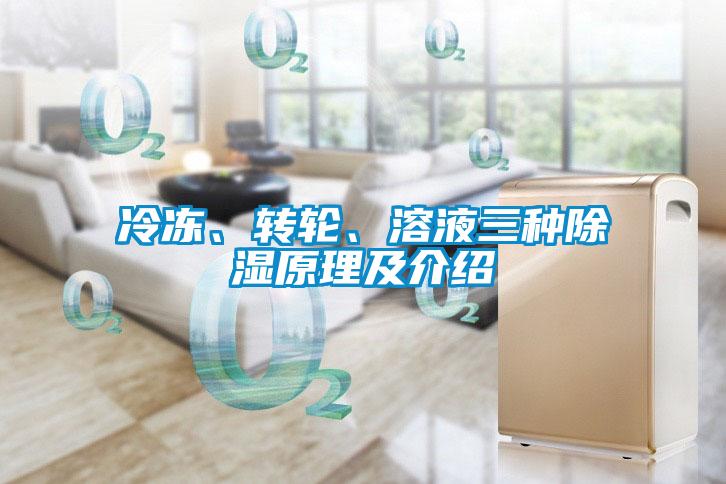 冷凍、轉輪、溶液三種除濕原理及介紹