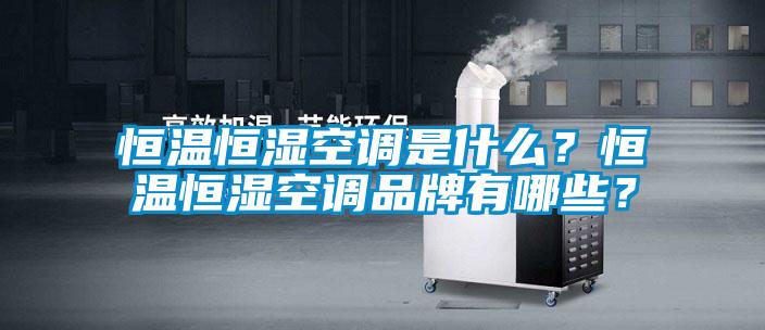 恒溫恒濕空調是什么？恒溫恒濕空調品牌有哪些？