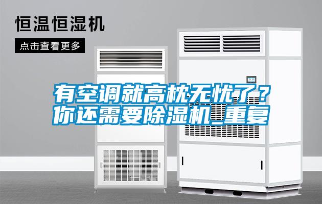 有空調就高枕無憂了？你還需要除濕機_重復