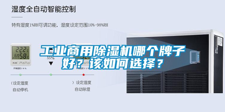 工業商用除濕機哪個牌子好？該如何選擇？