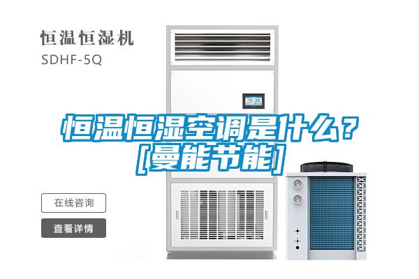 恒溫恒濕空調是什么？[曼能節(jié)能]