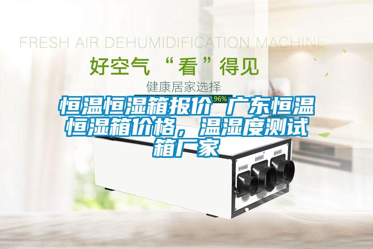 恒溫恒濕箱報(bào)價(jià) 廣東恒溫恒濕箱價(jià)格，溫濕度測(cè)試箱廠家