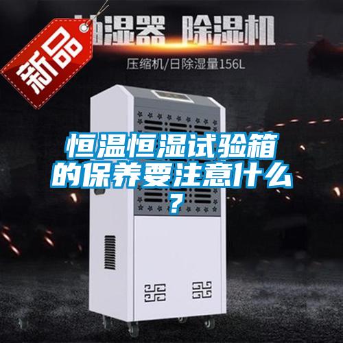 恒溫恒濕試驗(yàn)箱的保養(yǎng)要注意什么？