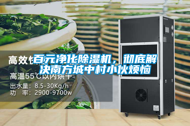 百元凈化除濕機，徹底解決南方城中村小伙煩惱
