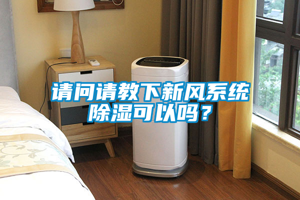 請(qǐng)問請(qǐng)教下新風(fēng)系統(tǒng)除濕可以嗎？