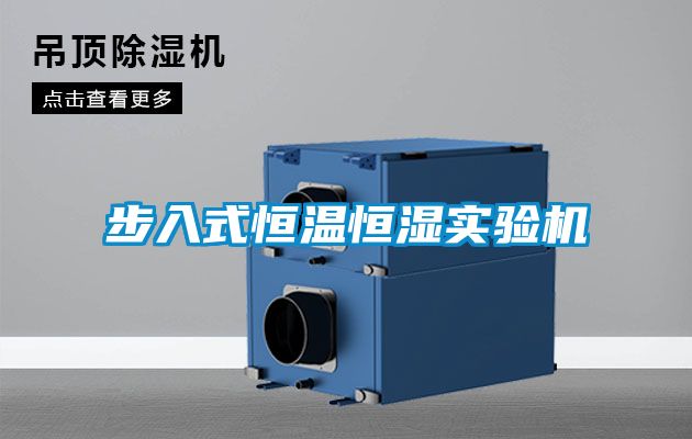 步入式恒溫恒濕實驗機