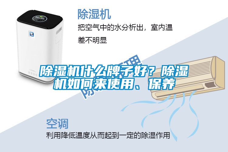 除濕機什么牌子好？除濕機如何來使用、保養
